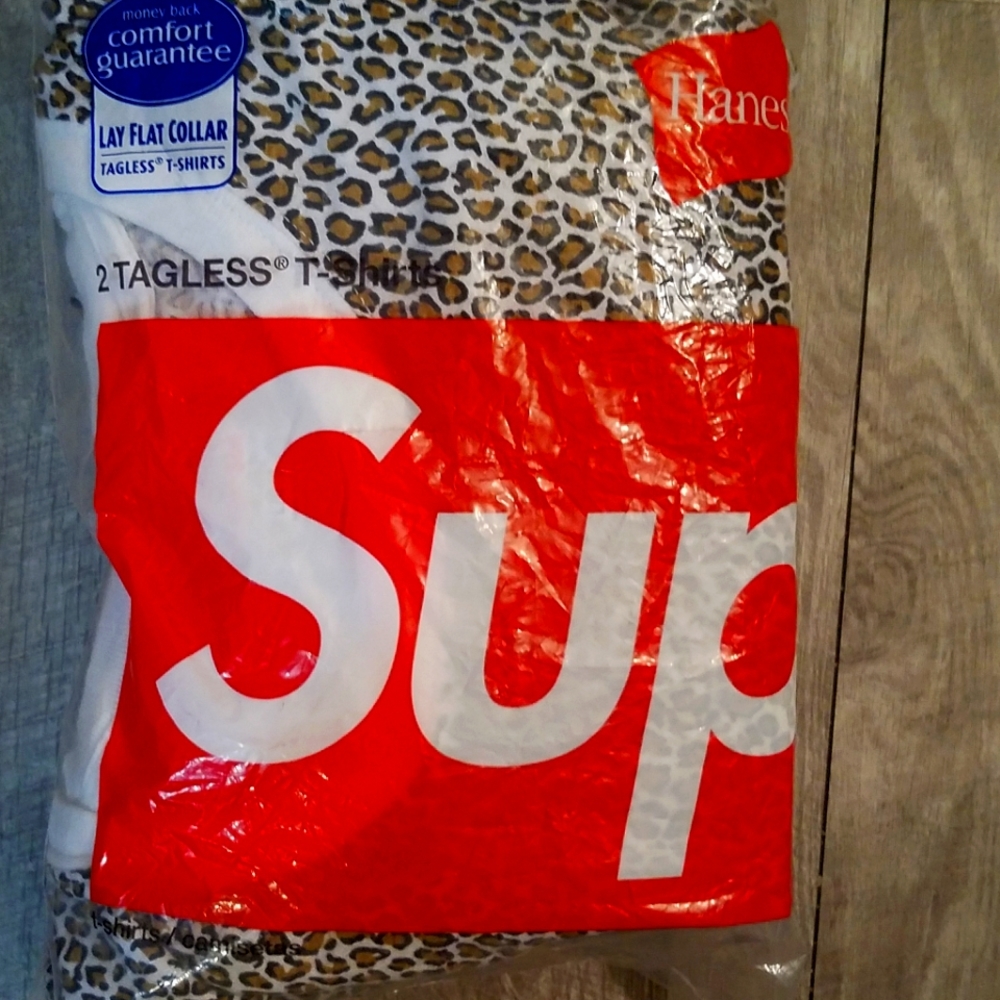 Supreme Hanes Leopard Print Tees
